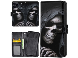 Capa Carteira Para Iphone 17 Pro/capa Ceifador