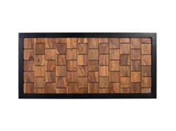 Cabeceira Udaipur Em Madeira De Mangueira E Pau-santo, 80 Cm X 170 Cm X 3,5 Cm