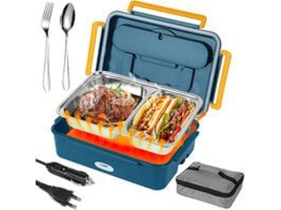 Lancheira térmica 3 em 1 Slowmoose, 1,2 L, 220 V, 12 V e 24 V, 25 x 18 x 8 cm (L x P x A).