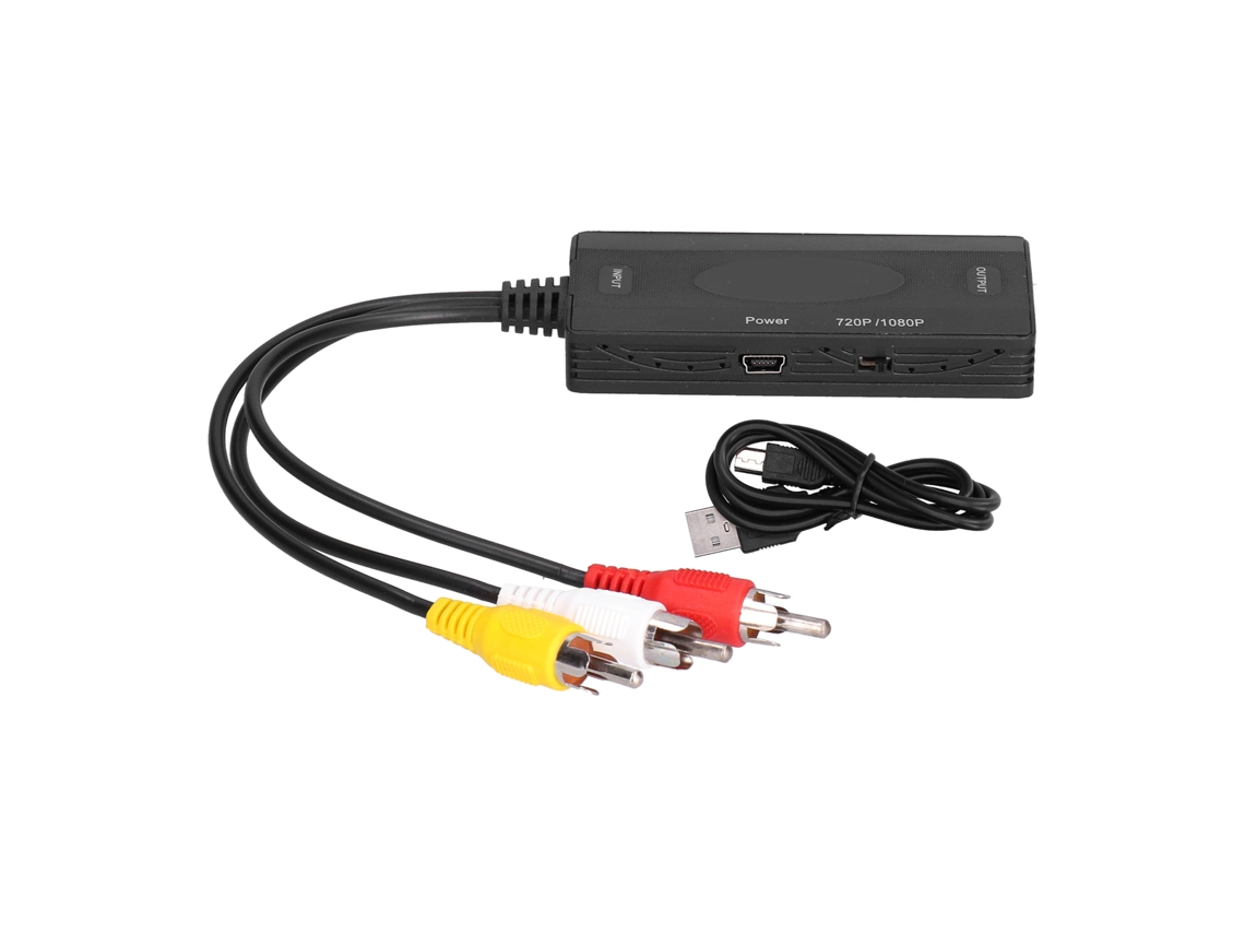 Conversor Mali AV para HDMI, suporte 720p, com suporte para N64, SNES, GameCube, plug and play S/MARCA