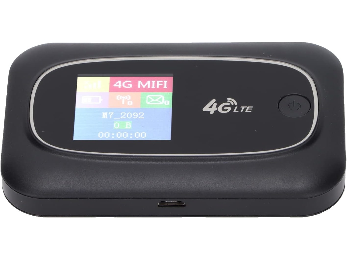Roteador Portátil Sem Fio 4g Wifi Hotspot Com Tela Led, 72 Horas De