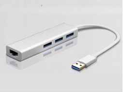 Lurelia Dock Usb Com Ethernet Gigabit, Usb 3.0, Usb 2.0 Branco Prático