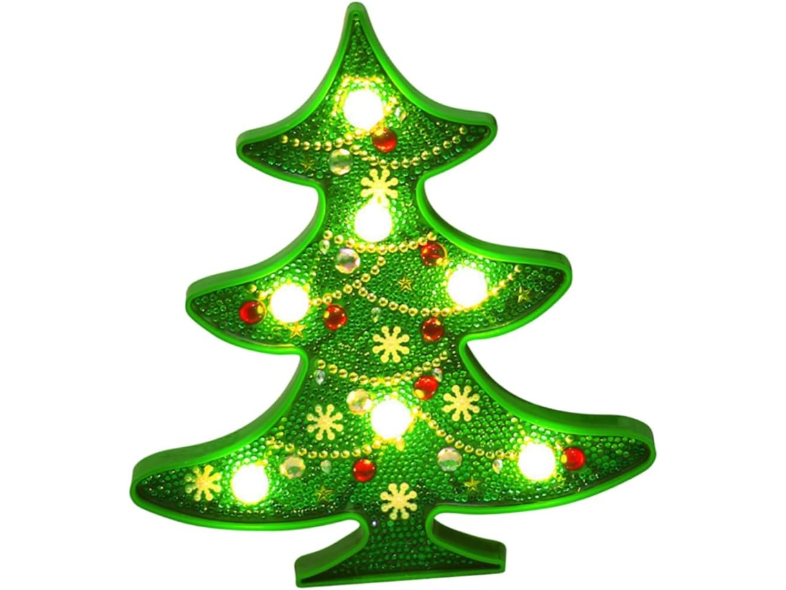 Luminária Em Formato De Árvore De Natal Para Montar Você Mesmo, Luzes Decorativas Para Casa, Bares E Festas, Luz Noturna Gokoco
