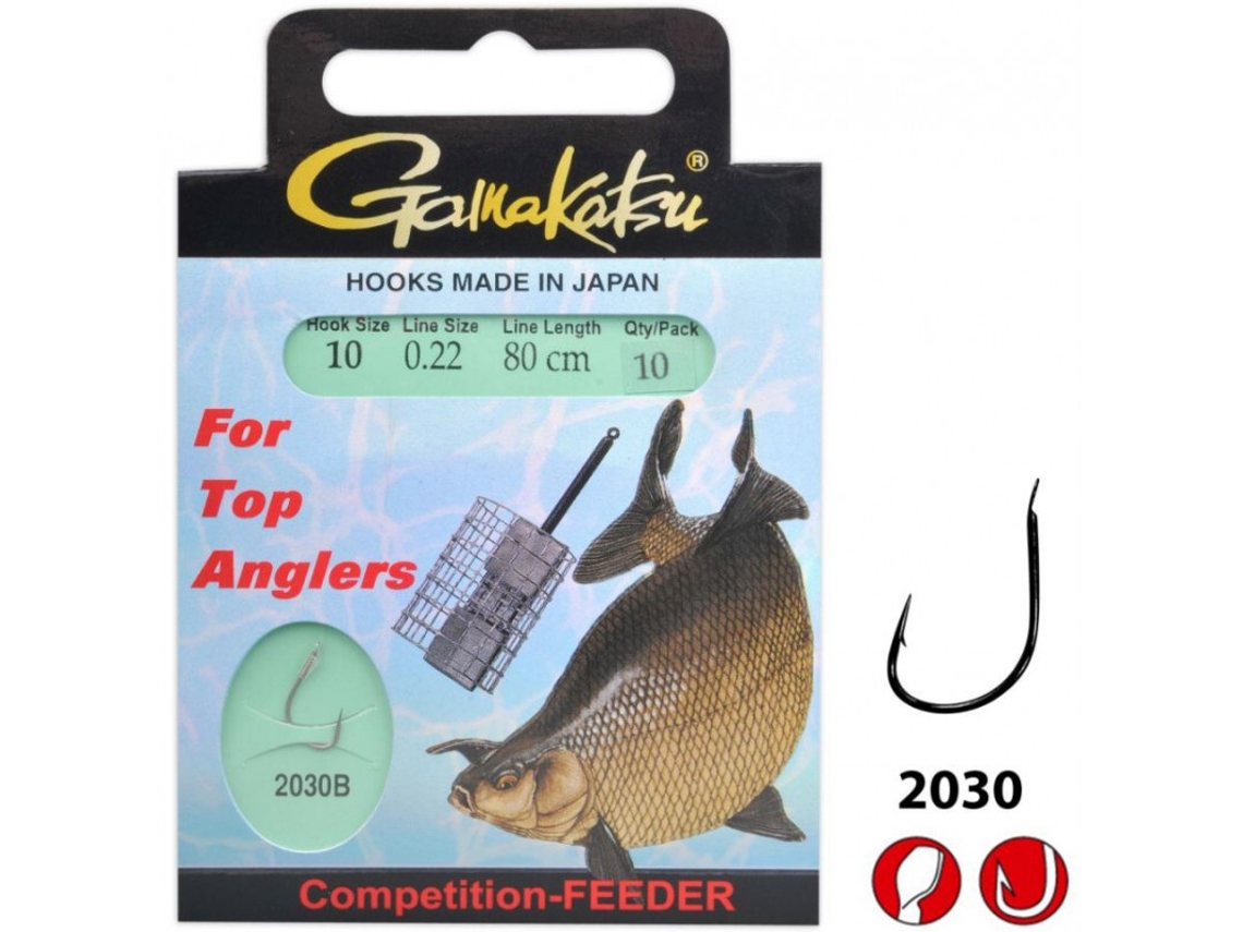 Gancho GAMAKATSU Competition Bream Feeder Strong Ls-2030 6