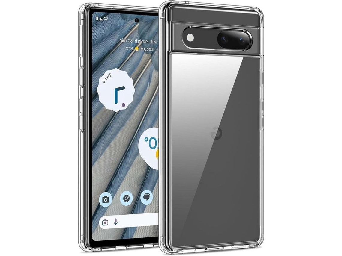 Hoesa Para Google Pixel 7a Com Proteção Contra Queda, Resistente Às Marcas E Transparente - Cristalino.