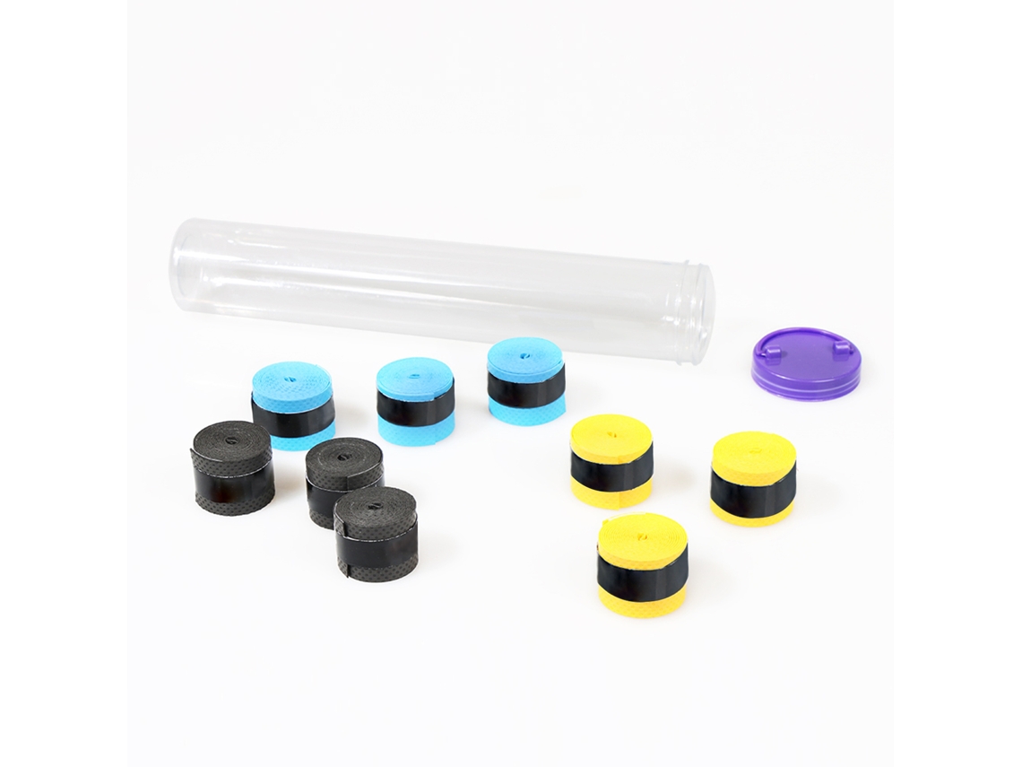 9pcs Grip Anti-derrapante Para Raquete De Tênis Badminton Vara De Pesca Com Absorção De Suor