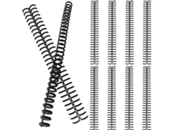 Espirais de corrente de plástico preto Ifundom, fáceis de usar, para substituir pastas e decorar materiais escolares.
