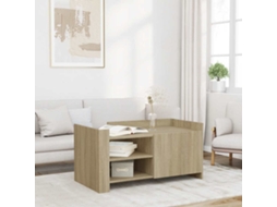 Vidaxl Mesa De Centro 100x50x50cm Derivados De Madeira Carvalho Sonoma
