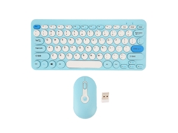 Conjunto de Teclado e Mouse Sem Fio LAXISCREED, compacto, 100 Teclas
