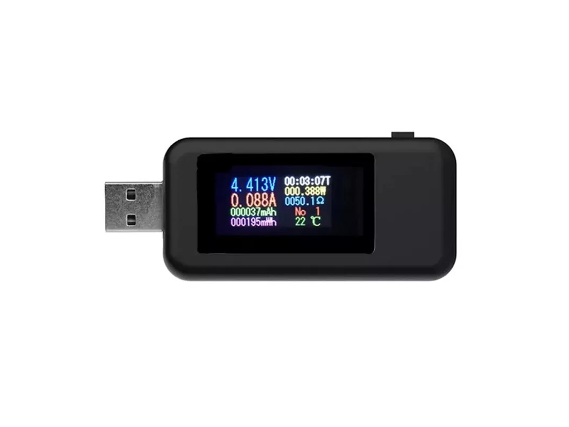 Testador Usb 10 Em 1 ? Voltmetro E Ampermetro Digital Para Tenso E Corrente | Orysin