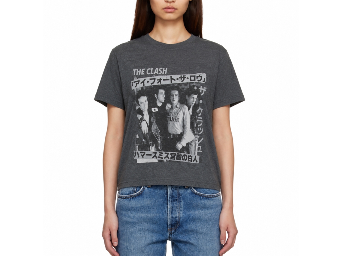 The Clash Kanji T-shirt Unisex Adults Size:s