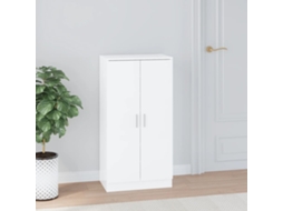 Vidaxl Sapateira 55x35x108 Cm Derivados De Madeira Branco Brilhante