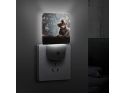 Luz Noturna Led Com Sensor Crepuscular, Eficiente E Decorativa Quarto, Banheiro, Cozinha, Escadas E Corredor