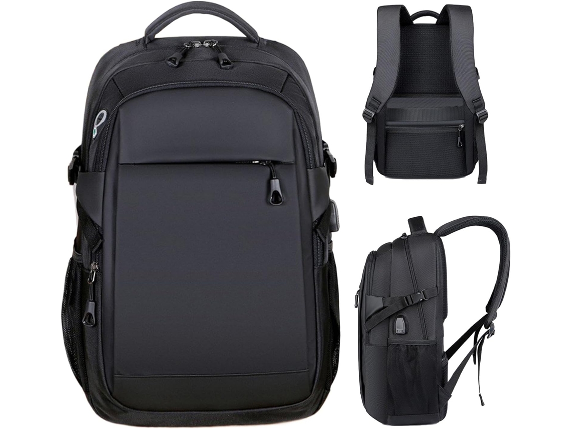Mochila Premium Para Computador, Bolsa Grande Para Laptop De 15 Polegadas, Tecido Oxford Impermeável