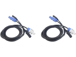 Cabo Combinado Powercon 2x com Plugue Xlr e Sinal de Linha para Transporte SFUSHOS