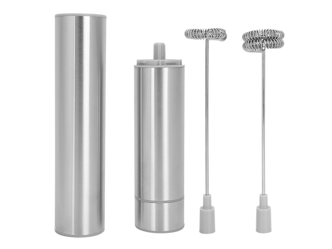 Batedor De Leite Elétrico Portátil Em Aço Inoxidável, Ovos, Misturador Cozinha