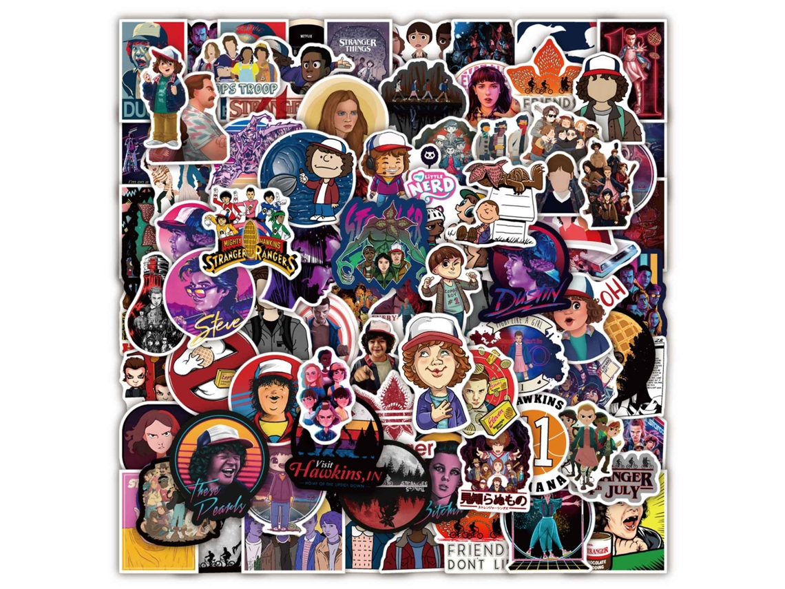 100 Adesivos Stranger Things W 316+w 1448