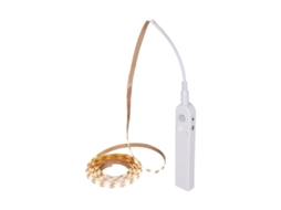 Tira de Luz com Sensor de Corpo Humano 5v 3m 180led para Armário, Quarto, Luz Quente