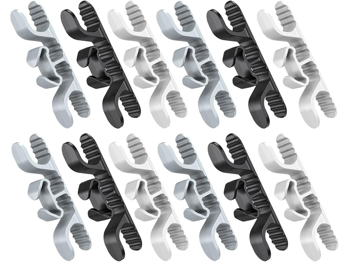 Organizador De Cabos De Silicone Resistente Ao Calor Com 12 Peças Para Eletrodomésticos De Cozinha, Suporte Adesivo Para Gokoco