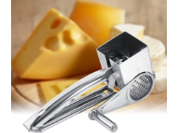 Ralador De Queijo Multifuncional Giratório Em Aço Inoxidável Para Cozinha, Ralador De 1 Rolo
