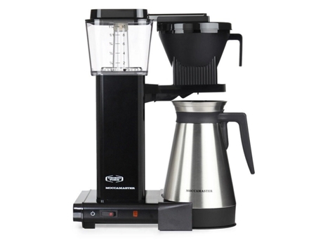 Kbgt 741 Cafeteira com filtro preto Thermos Moccamaster