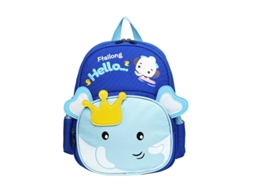 Mochila Eifson Elefante Para Jardim De Infância E Educação - Azul Real