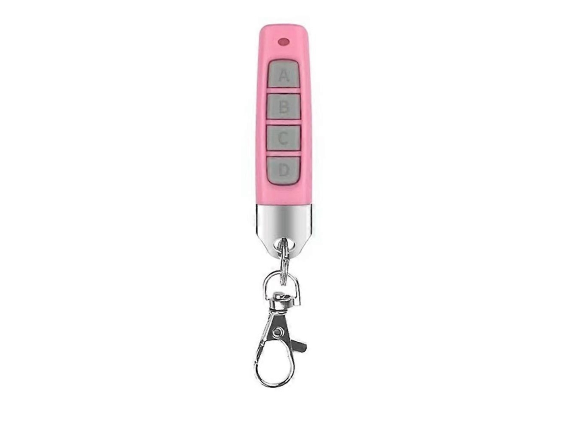 Controle Remoto Rf Pink433mhz Compacto Sem Fio Duplicador Para Portões E Portas De Garagem - Compatibilidade Universal - Fácil Configuração C