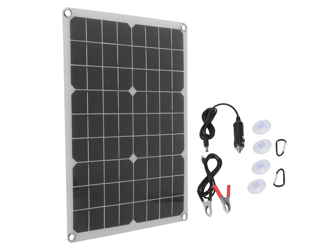 Painel Solar Flexível 20 W 30 BRILVIBERA
