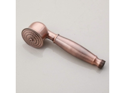 Chuveiro De Teto Redondo De Latão De 8 Polegadas (3,8 Cm) Com Acabamento Em Cobre Vermelho.