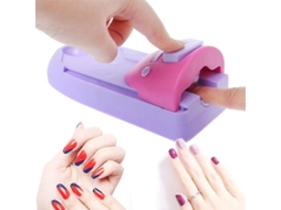 Kit de Impressora de Artesanato para Unhas Diy com 6 Placas de Padrões e Esmaltes