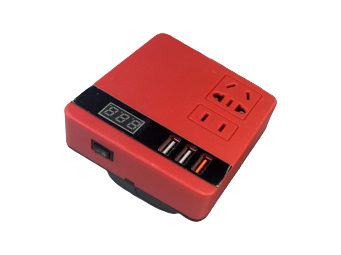 Inversor De Energia Leve, Pequeno Gerador De Estação Energia, Carregador De Bateria Multifuncional, Adaptador Conversor Para Viagens E Uso Doméstico