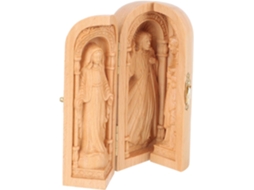Caixa Dobrável Estátuas Católicas Madeira 10 Decoração Religiosa Estar Escritório Estatuetas Presentes GOKOCO