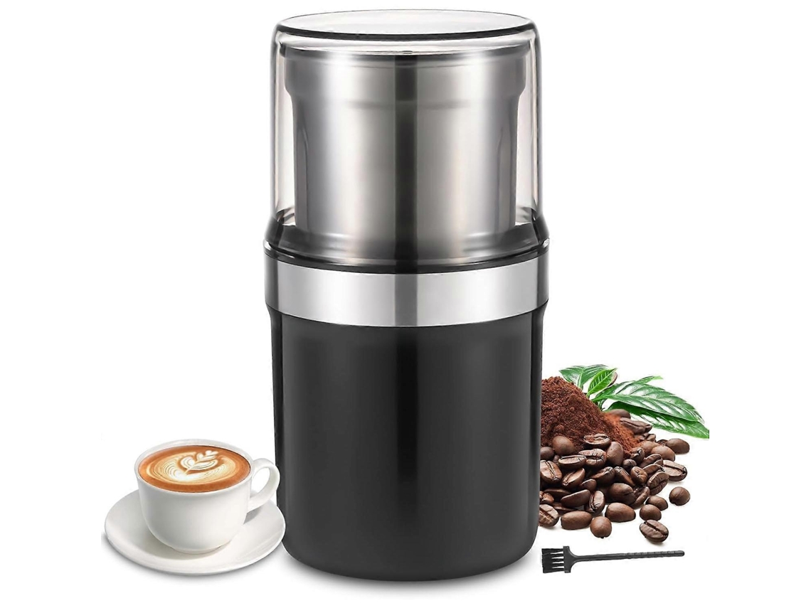Moedor De Café Elétrico Copo Removível, Para Grãos De Café, Especiarias E Nozes, Ideal Para Cozinha, Casa, Escritório E Viagens