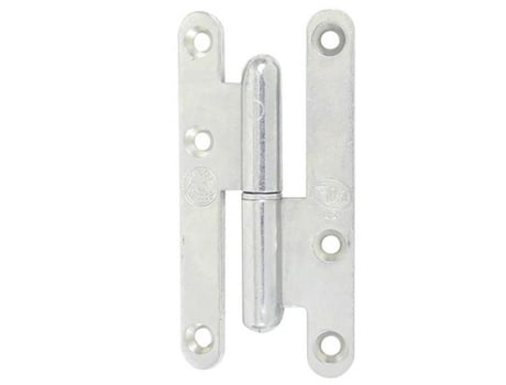 Dobradiça Reta De Madeira Outre Sedan 110x55 Mm Zincada Extremidades Redondas Jardinier Massard J530300
