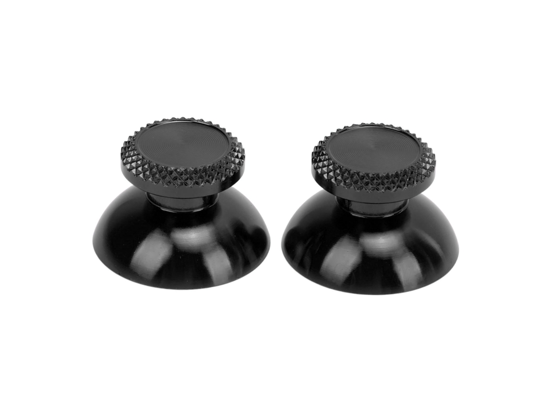 Aetheria 2pcs Palancas Analógicas Metálicas de Alumínio para Controle de Console Portátil Preto