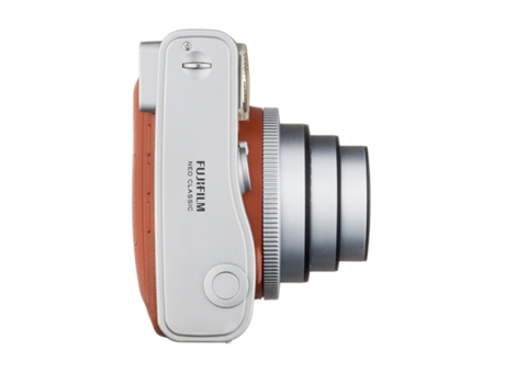 Máquina Fotográfica Instantânea FUJIFILM Instax Mini 90 (Castanho - Obturação: 1/400 - 1,8 segs. - 62x46mm) — Lente: 60 mm