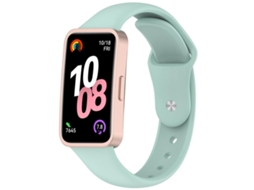 Bracelete para Huawei Band 10 / 9 / 8 Silicone Fivela Reversa Azul Fosco XIAOMOYU