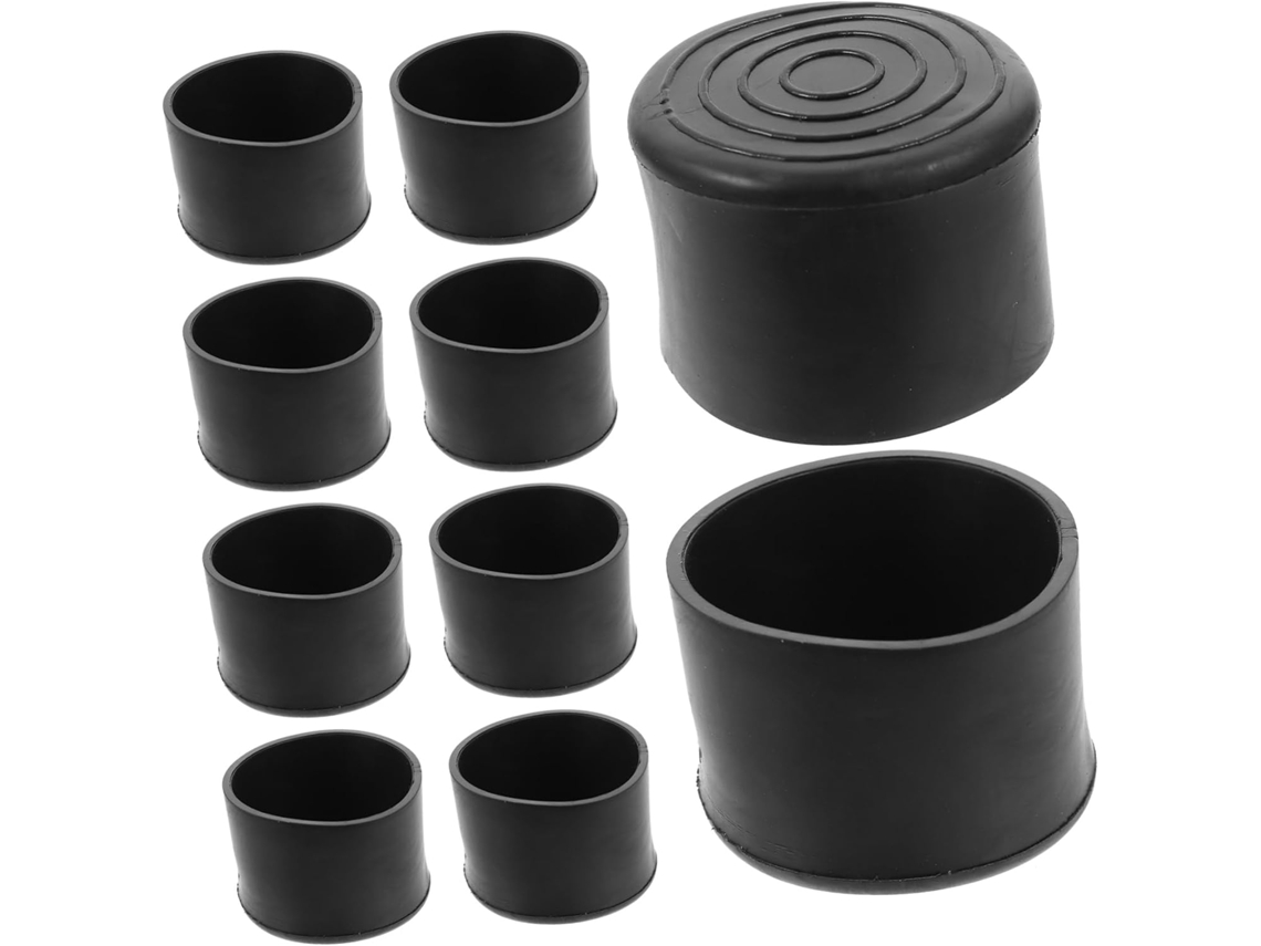 Tampas De Borracha Pvc Para Extremidades, Capas Protetoras, Pontas De Plástico Flexíveis, 10 Peças, Porcas E Parafusos
