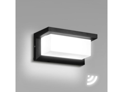 Luminária De Parede Com Sensor De Movimento,ip65 À Prova Dágua,led 18w Branco Frio Para Interior E Exterior Btforus