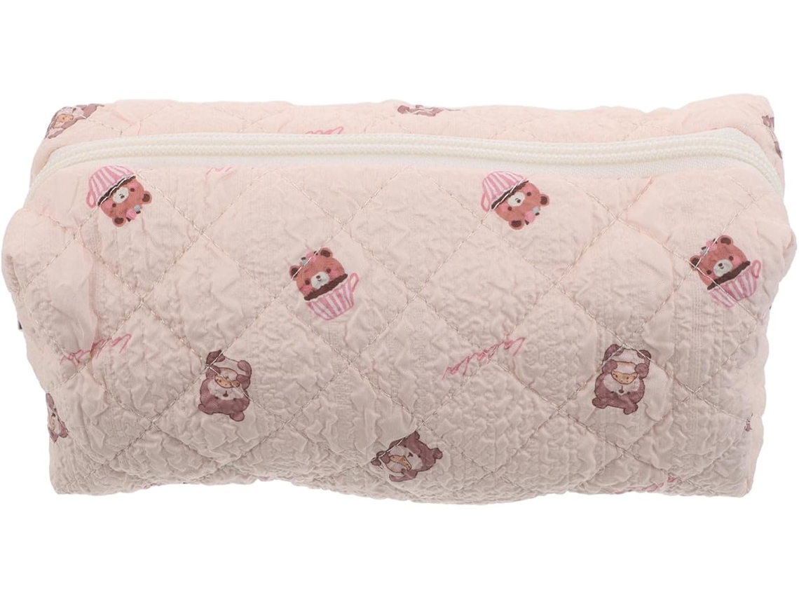 Estojo Adorável, Bolsa Grande Com Zíper, Organizador Kawaii, Estojo Portátil.
