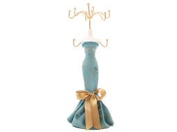 Suporte Para Exibição De Joias, Decoração Moderna Para Casa, Vestido De Princesa, Suporte Multifuncional Para Suas Peças Preciosas (azul Pavão)