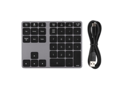 Teclado Numérico LAXISCREED (ultra fino, Bluetooth, Layout Minimalista)