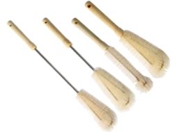 Conjunto De 4 Escovas Collbath Para Limpeza Copos E Garrafas, Com Cabo Longo De Nylon, Ideais Para Uso Diário Na Cozinha