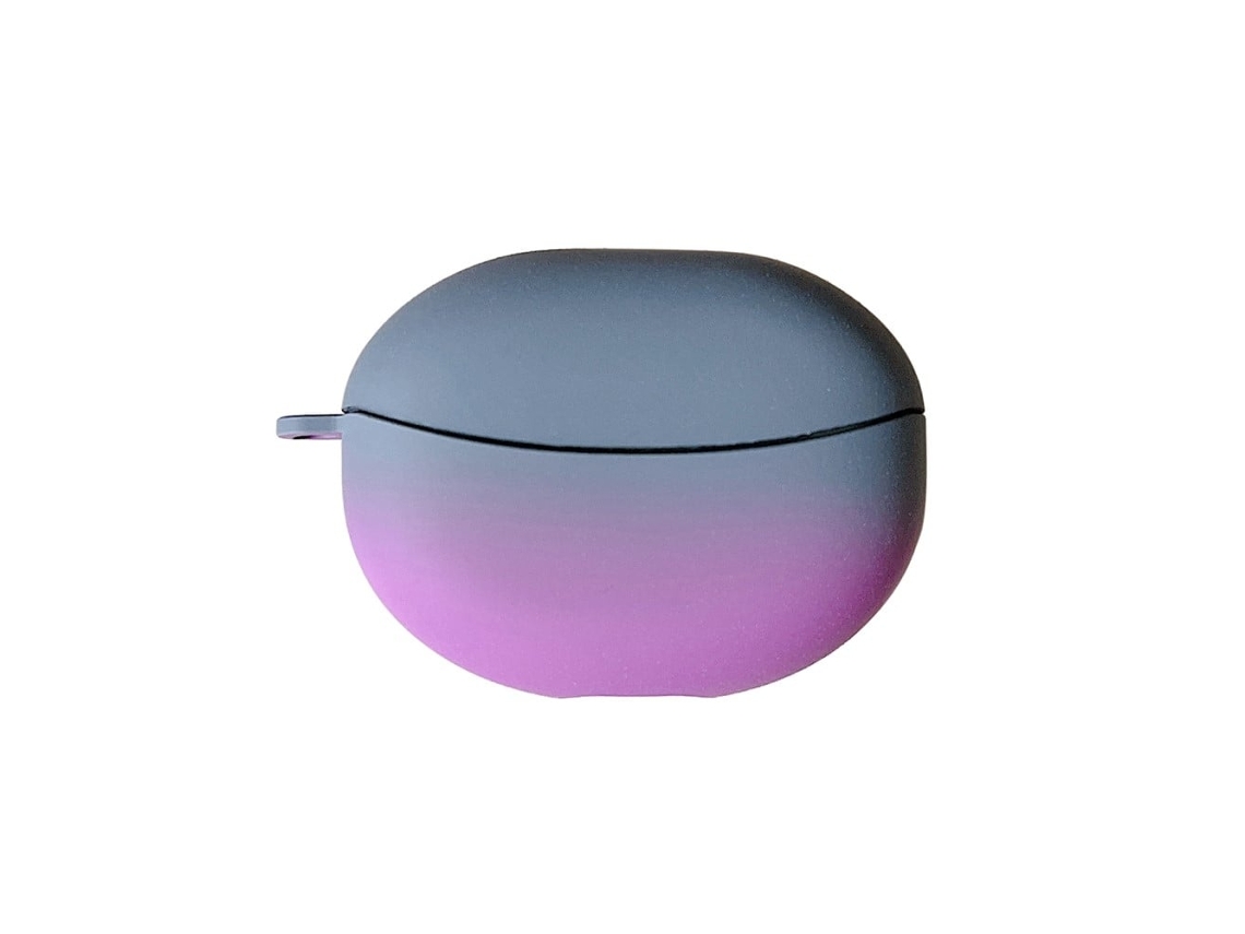 Capa Gradiente Oppo Enco Free 3 Cinza / Roxo Brilvibera