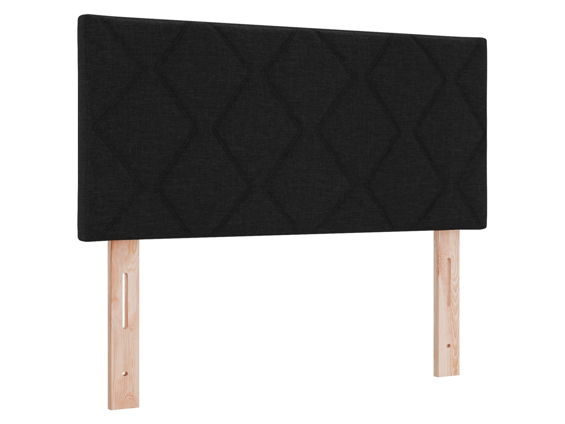 Conjunto 1 Cabeceira Estofada Vidaxl Cinzento-claro Tecido (90 Cm)