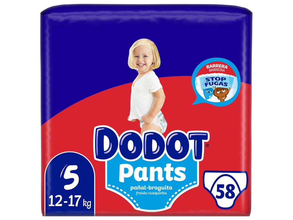 Fraldas Cueca Pants 12-17kg T5 DODOT emb. 58 un