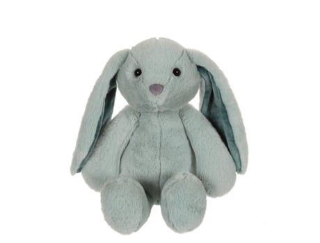 Brinquedo de pelúcia coelhinho da moda - GIPSY TOYS - Verde Água, 28 cm