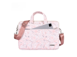 Bolsa Para Portátil Czhhmart, Compatível Com Notebooks De 14 Polegadas Rosa