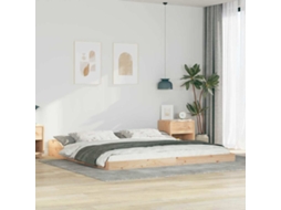 Vidaxl Estrutura da Cama Castanho 180 X 220 Cm