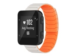 Bracelete para Garmin Forerunner 35 / 30 / 35j Silicone Magnético Laranja Starlight XIAOMOYU (20mm)